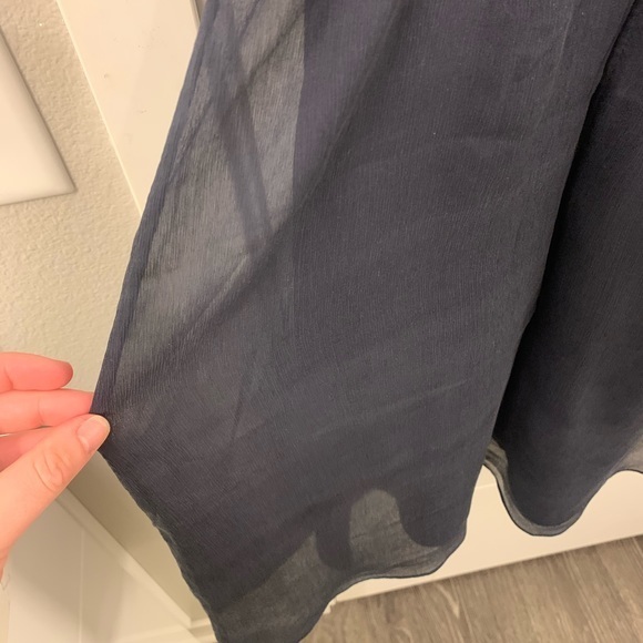 Navy‎ Blue J. Crew Tool Dress Size 0 Pleated - Picture 3 of 6